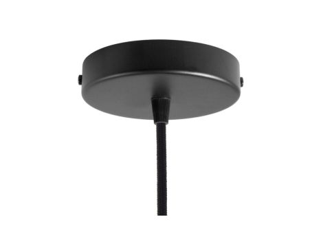 ROZETA DECO 1X METAL CYLINDER CZARNA