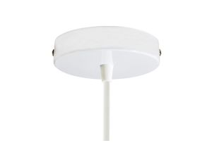 ROZETA DECO 1X METAL CYLINDER BIAŁA