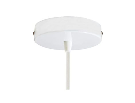 ROZETA DECO 1X METAL CYLINDER BIAŁA