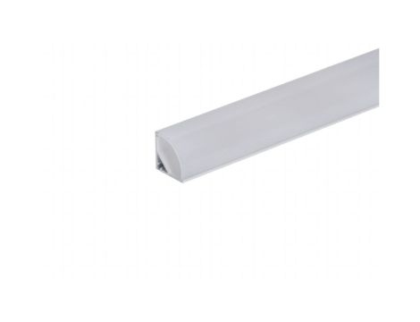 Profil led Corner C 1m biały z osłoną mleczną ML