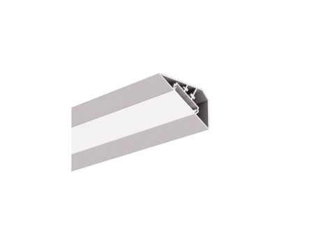 Profil led LOC-30 1m anodowany z osłoną przeźroczystą HS-22 Kluś