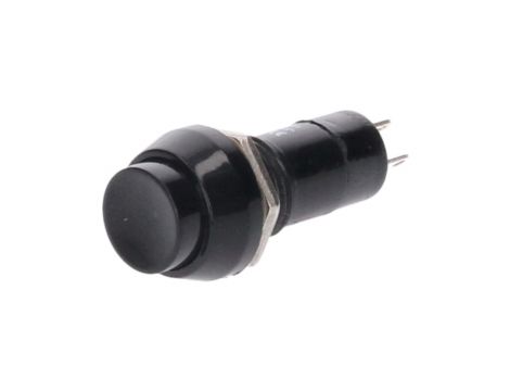 WŁĄCZNIK DO OBUDOWY OKRĄGŁY CZARNY (12mm )