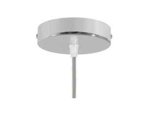 ROZETA DECO 1X METAL CYLINDER CHROM