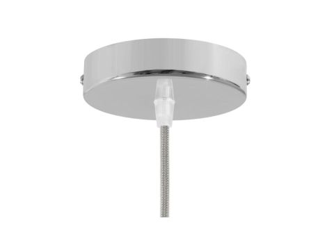 ROZETA DECO 1X METAL CYLINDER CHROM