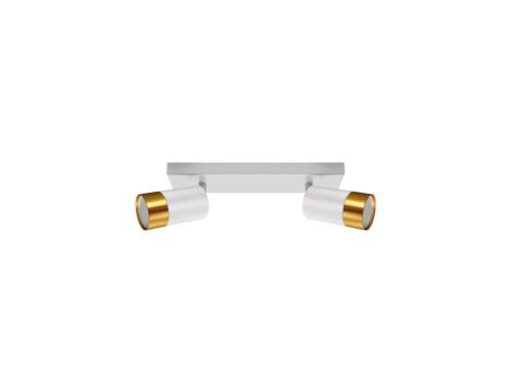 IDEUS SPOT PUZON 2XGU10 2L WHITE/GOLD