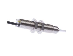 Czujnik indukcyjny do wysokich temperatur regulowany M12x1 dł: 55mm NO/NC złącze kablowe M12 4-PINowe 2m IV120450N
