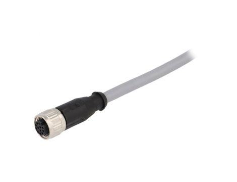 Złącze M12 żeńskie proste 1,5m 12-PIN 21348500C79015