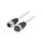 Złącze 7/8 męsko-żeńskie proste 0,3m 4-PIN 21349697495003