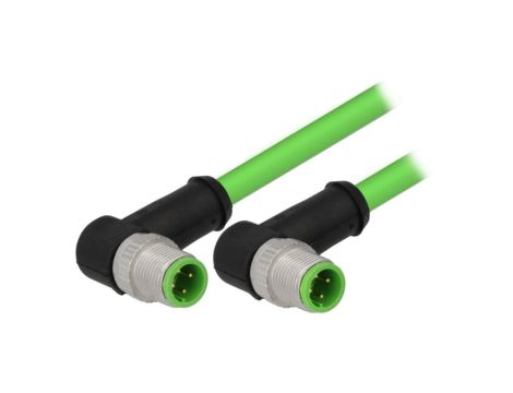 Złącze M12 męsko-męskie kątowe 1,5m 4-PIN 21349494405015