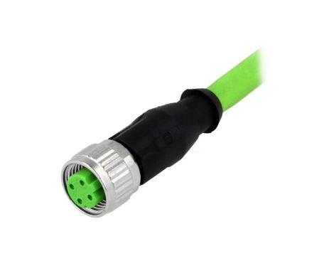 Złącze M12 żeńskie proste 1m 4-PIN 21349300477010