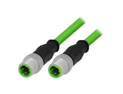 Złącze M12 męsko-męskie proste 0,5m 4-PIN 21349292405005