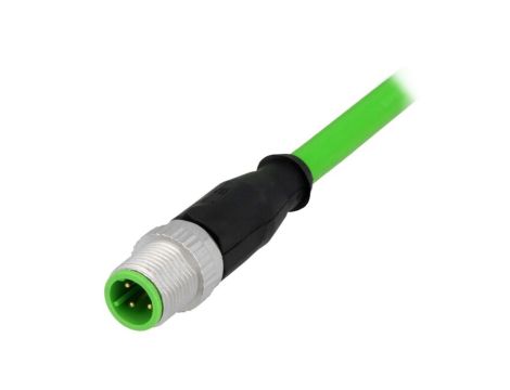 Złącze M12 męskie proste 10m 4-PIN 21349200405100
