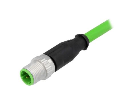 Złącze M12 męskie proste 2m 4-PIN 21349200405020