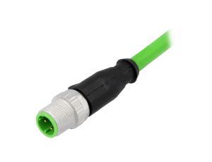 Złącze M12 męskie proste 0,5m 4-PIN 21349200405005