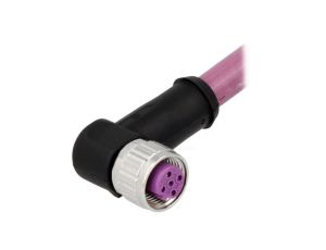 Złącze M12 żeńskie kątowe 7,5m 4-PIN 21349100487075