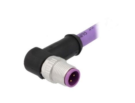 Złącze M12 męskie kątowe 0,5m 4-PIN 21349000486005