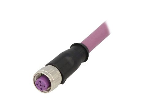 Złącze M12 żeńskie proste 5m 4-PIN 21348900487050