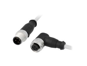 Złącze M12 męsko-żeńskie kątowe 1m 4-PIN 21348487484010