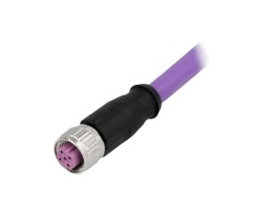 Złącze M12 żeńskie proste 1m 4-PIN 21348900486010