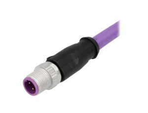 Złącze M12 męskie proste 1m 4-PIN 21348800486010