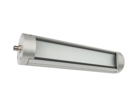 Oświetlenie maszynowe LED fi70mm dł: 300mm białe światło 15W 3200lx 5500K 22-26VDC -30-60C złącze M12 4-PIN IP67 AO000513
