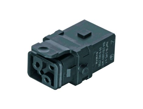 Złącze Han 1A prostokątne żeńskie 2-PIN +PE 9100022700