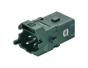 Złącze Han 1A prostokątne męskie 3-PIN +PE 9100032601