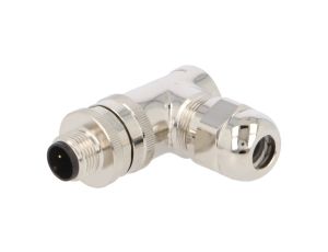 Złącze okrągłe M12 męskie kątowe ekranowane 3-PIN 250V PG9 T4113012031-000