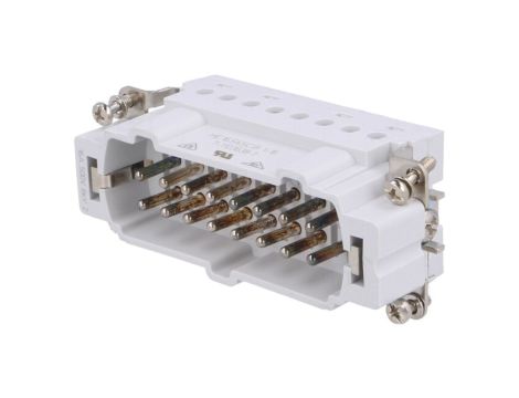 Złącze HDC męske srebrzone 16-PIN 500V 7-1103638-1