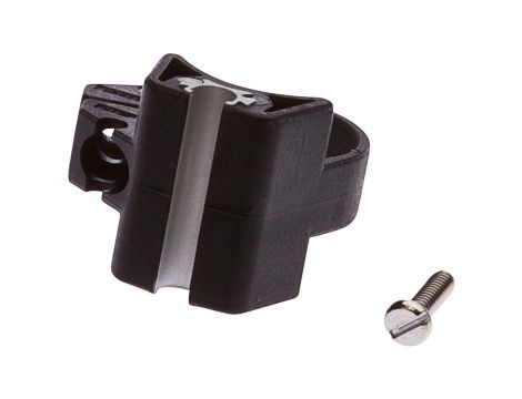 Akcesoria magnetyczne, klips montażowy, 26x19x25mm, rozpiętość 16,5-17,6mm, tworzywo sztuczne, do czujnika MZR4, AM000096