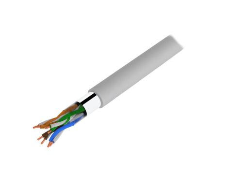 Przewód F/UTP Cat 5e Cu 4x2x24AWG PVC 100m szary DK-1521-V-1