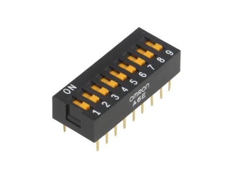 Przełącznik DIP-Switch 9 sekcji ON-OFF A6E-9101-N