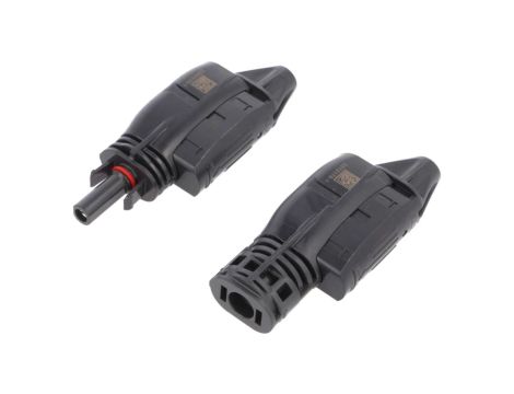 Złącze solarne męskie + żeńskie 2,56mm2 ze stykami 35A 2347245-1