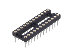 Podstawka DIP 24-PIN 7,62mm THT Raster 2,54mm nóżki okrągłe 3-1571552-6