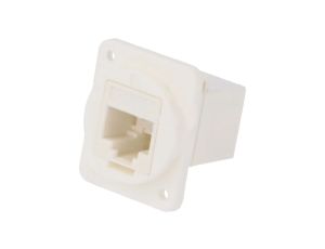 Łącznik FT RJ45 8p8c Kat 6 gniazdo z obu stron 19x24mm CP30222XW