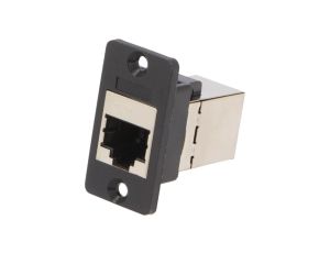 Łącznik RJ45 - RJ45 Kat 6a 8p8c SLIM ekranowane 29mm plastik CP30625S