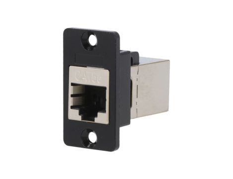 Łącznik RJ45 - RJ45 Kat 5e 8p8c SLIM ekranowane 29mm metal CP30620SMB