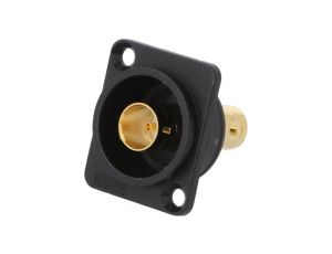 Łącznik BNC gniazdo z obu stron FT złocony plastik 19x24mm CP303112G