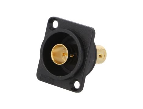 Łącznik BNC gniazdo z obu stron FT złocony plastik 19x24mm CP303112G