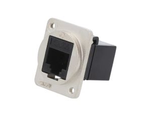 Łącznik FT RJ45 8p8c Kat 6 gniazdo z obu stron 19x24mm CP30222M3