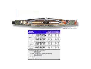 Mufa przejściowa taśmowo-żywiczna 12/20kV X(R)UHAKXS / H(A)KnFtA (120-240mm2) - 24-EROP-31/120-240/S