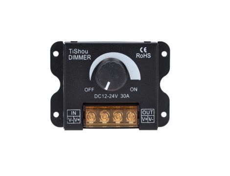 Sterownik LED Mono 1x30A potencjometr 12-24V Prescot