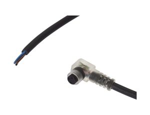 Kabel połączeniowy, 2m, Mini żeński (gniazdo) 3-PIN kątowy, Wolny koniec przewodu, 3x0.34mm, PUR VK200211