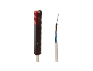Czujnik optyczny, Czujnik odbiciowy, 45x6, 2x4mm, Sn: 50, 11-30VDC, 1x PNP/NPN Push-pull OTQ40203