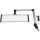 Oświetlenie miejsca pracy LED, 15x564x198mm, Regulowane, 48W 3900lx, 48V, Złącze wtykowe 2-PIN, IP20 EA562100