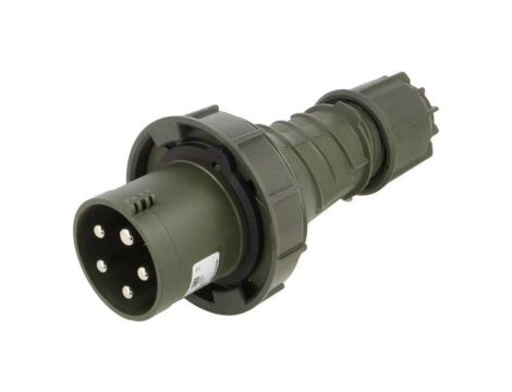 Złącze zasilające AC 3-fazowe wtyk męskie 63A 400VAC IP67 035-6.U