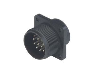 Okrągłe złącze zasilające panelowe (seria CM) męskie 18 (17+PE)-PIN 50VAC/DC 4A CM 02 E 20-29 P 933063100
