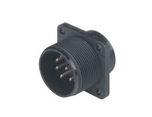Okrągłe złącze zasilające panelowe (seria CM) męskie 9 (8+PE)-PIN 50VAC/DC 10A CM 02 E 20-7 P 932845100