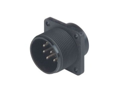 Okrągłe złącze zasilające panelowe (seria CM) męskie 9 (8+PE)-PIN 50VAC/DC 10A CM 02 E 20-7 P 932845100