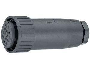 Okrągłe złącze zasilające (seria CM) żeńskie 7-PINowe 50VAC/DC 10 A CM 06 EA 20-7 S 932842100